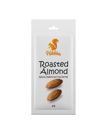 Golden-brown roasted almonds with a crunchy texture and rich, nutty aroma."