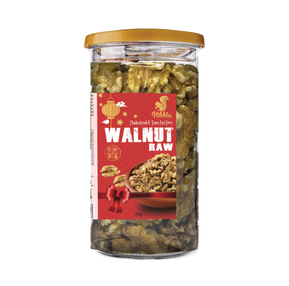 Close-up of raw walnuts, showcasing their wrinkled shells and creamy, nutrient-rich kernels. These heart-healthy nuts offer a delicious, earthy flavor and versatile crunch, ideal for snacking or enhancing a variety of dishes.